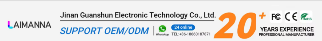 A company profile which demonstrates credibility, ease of contact, and focuses on their core offering: OEM / ODM.